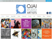 Tablet Screenshot of ojaistudioartists.org